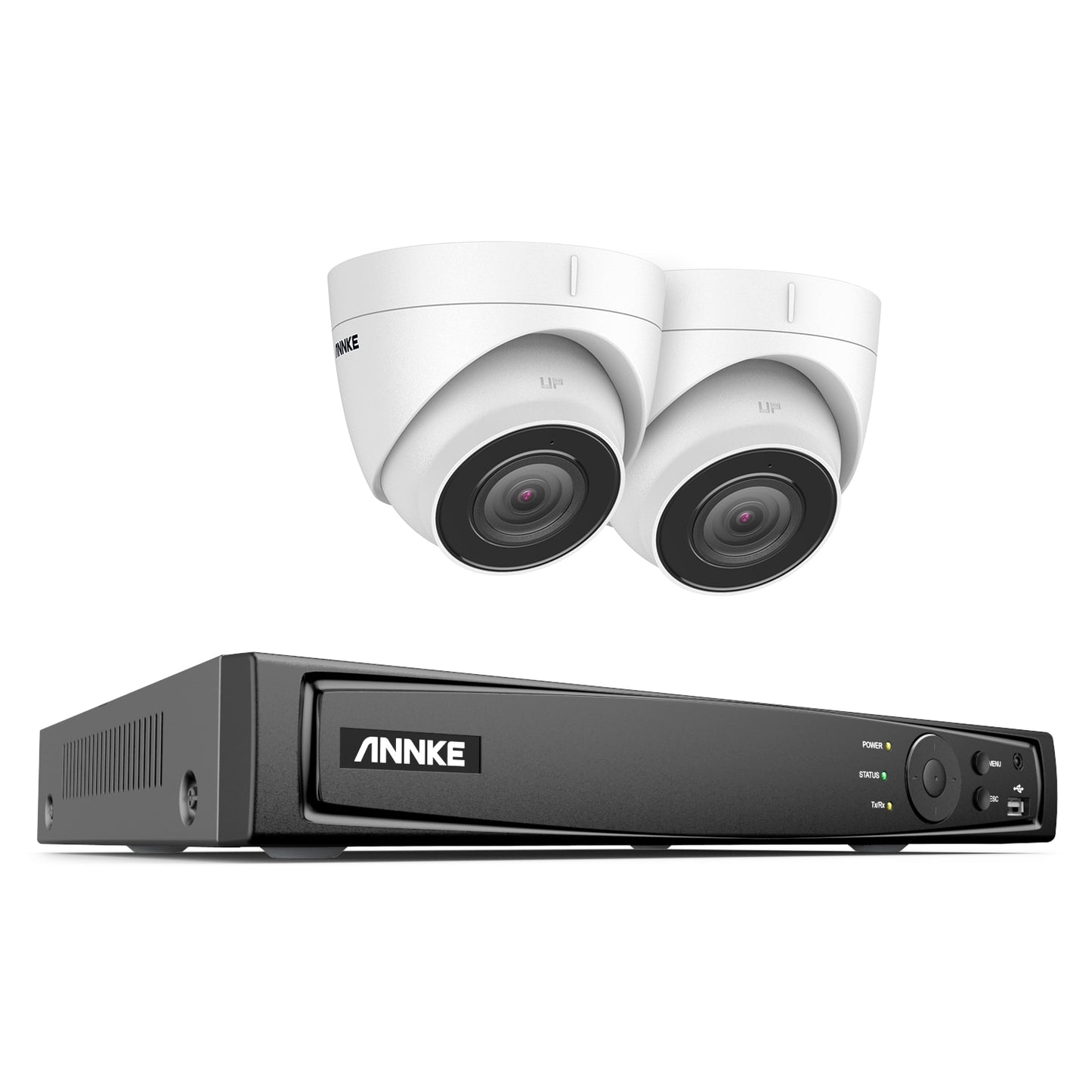 ANNKE 4K POE Video Surveillance Cameras System 8CH H.265+ 8MP NVR With 4K Security Camera CCTV Kit Audio Recording 8MP Ip camera