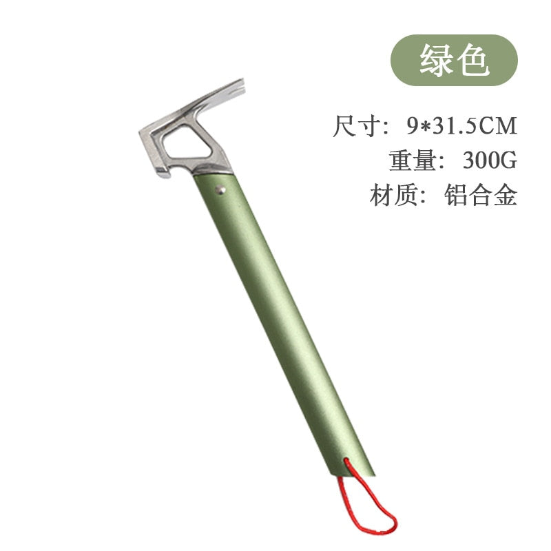 lightweight Outdoor Camping Tent Peg Hammer Stakes Nail Puller Hammer Mountaineering Climbing Camping Mallet Suppliers